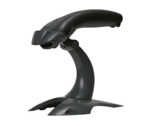 Honeywell MS-1200G Voyager Single-Line Laser Scanner  |  Outstanding Scan Performance Even on Damaged Barcodes., Superior Experience Simplifies Set-Up With Tool-Free Stand Assembly.