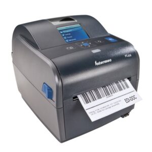 Honeywell (Intermec) PC43D Direct Thermal Desktop Label Printer, 4-Inch Label Printer, LCD/Icon Display, RTC, 203dpi/300dpi, EU Power Cord, Ethernet, RFID