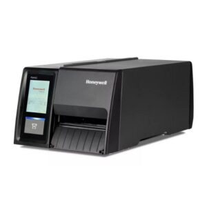 Honeywell PM45c Compact Industrial Label Printer, Full Touch/Icon Display, Thermal Transfer, 203 dpi/600 dpi, Rewinder, Label Taken Sense, Short Door/Mega Demo Door, Ethernet, Bluetooth