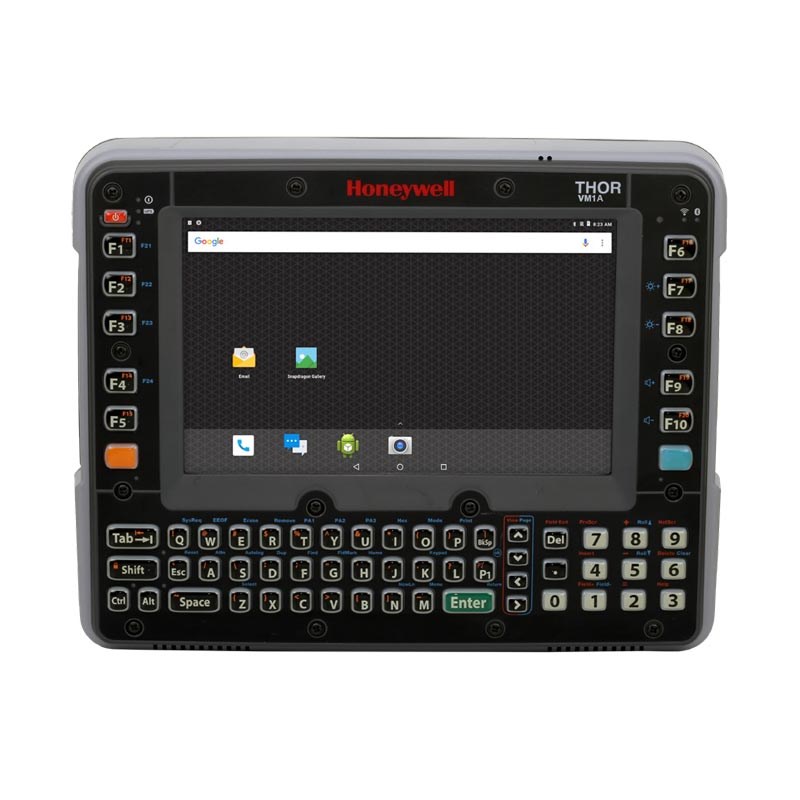 Honeywell Thor™ VM1A Vehicle Mount Computer, Qualcomm 660 processor, integrated keyboard, and 2×2 MIMO WLAN