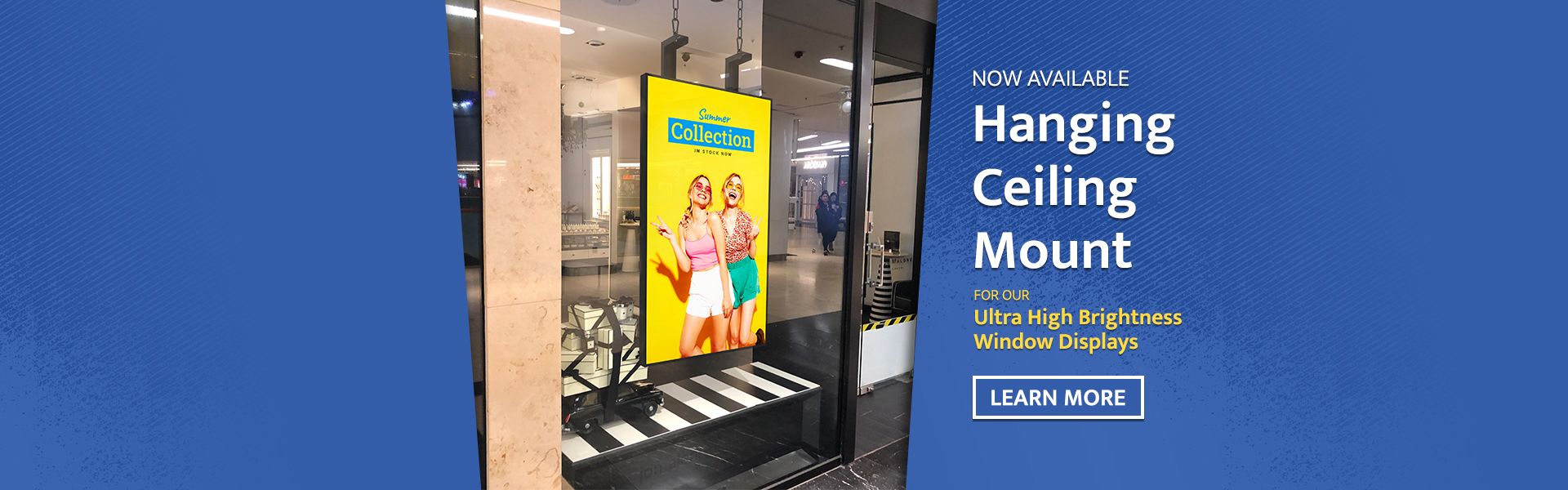 75" Ultra High Brightness Window Display, 3,500 cd/m² Brightness, Ultra Resistant Blackening 110°C, 24/7 Usage, Plug and Play - Image 2