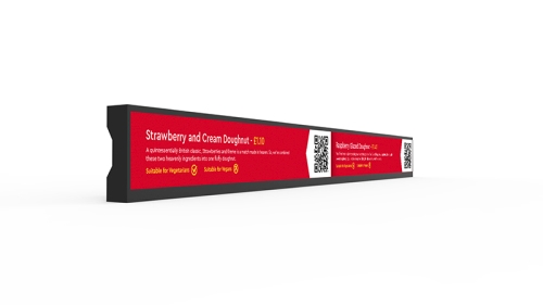 23" LCD Shelf Edge Touch Display, Ultra-Wide Aspect Ratio, Sleek Narrow Bezel, HD Display, 700cd/m² High Brightness - Image 5