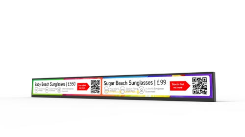 23" LCD Shelf Edge Touch Display, Ultra-Wide Aspect Ratio, Sleek Narrow Bezel, HD Display, 700cd/m² High Brightness - Image 6