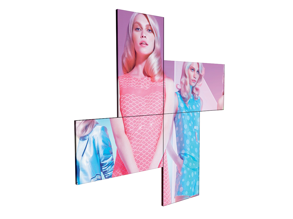 55" LCD Video Wall Display (3.5mm), Super Narrow Bezel, Daisy Chain Tiling, 4K Compatible, Automatic Tiling, Multiple AV Inputs - Image 2