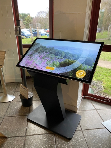 50" Windows PCAP Touch Screen Kiosk, PCAP Touch, Integrated Android, Touch Monitor and Windows Versions, Internal Locker - Image 4