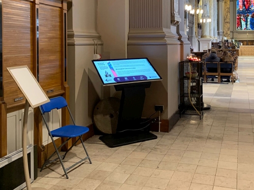 50" Windows PCAP Touch Screen Kiosk, PCAP Touch, Integrated Android, Touch Monitor and Windows Versions, Internal Locker - Image 7