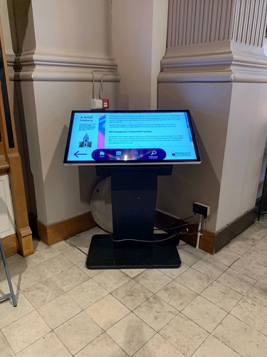50" Windows PCAP Touch Screen Kiosk, PCAP Touch, Integrated Android, Touch Monitor and Windows Versions, Internal Locker - Image 8