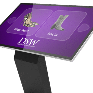 55" Windows PCAP Touch Screen Kiosk, PCAP Touch, Integrated Android, Touch Monitor and Windows Versions, Internal Locker