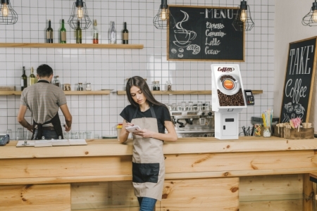 27" PCAP Self Service Kiosk, PCAP Touch Screen, Anti-Vandal Glass and Mounting, Integrated QR Code Scanner, Integrated Epson Receipt Printer - Image 6