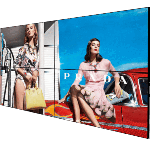 49" LCD Video Wall Display (3.5mm), Super Narrow Bezel, Daisy Chain Tiling, 4K Compatible, Automatic Tiling, Multiple AV Inputs