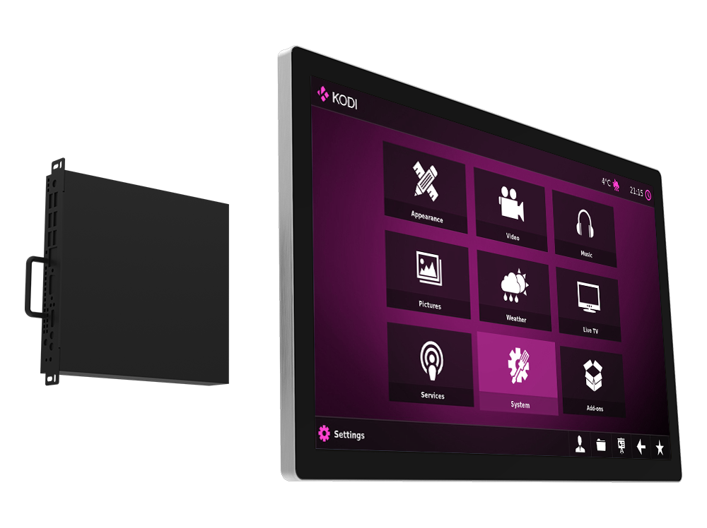 22" PCAP Touch Screen Monitor, 10-Point PCAP Touch Screen, Connect External Devices, 500cd/m² Brightness, Commercial Grade IPS panel