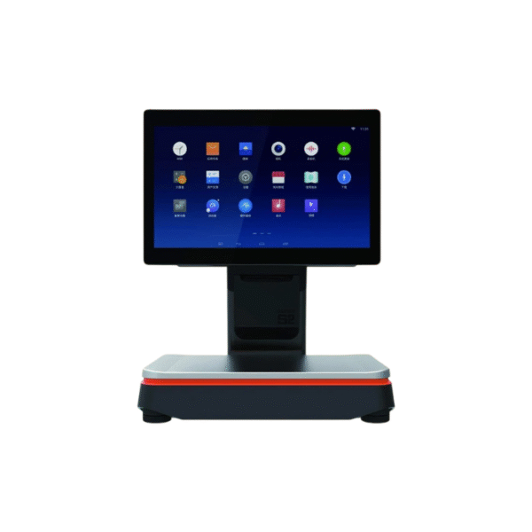 Sunmi S2 Smart Scale Terminal, Support FR Payment, High performance processor, eSIM Technology, Built-In Seiko Printer, 15.6″ Dual Screen, Brand-Name Sensor, 4G Connectivity + Wi-Fi