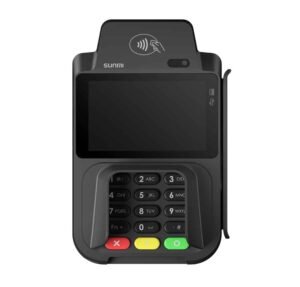 Sunmi P2 Smartpad Smart Payment Terminal T6A10, 4-Inch Color Screen, WVGA, 480 x 800, Capacitive Multi-touch, SUNMI OS, Cortex-A53 Quad-core 1.3GHz, 0.3MP Front Camera, 1GB RAM + 8GB Flash/2GB RAM + 16GB Flash, Wi-Fi, Bluetooth