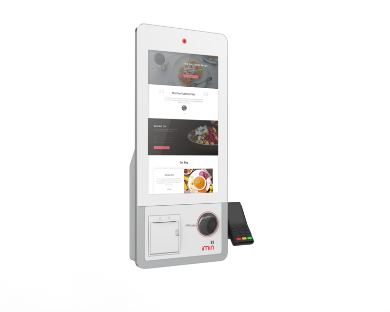 IMIN KIOSK S1-701 ANDROID 11 INC PRINTER / SCANNER - Image 4