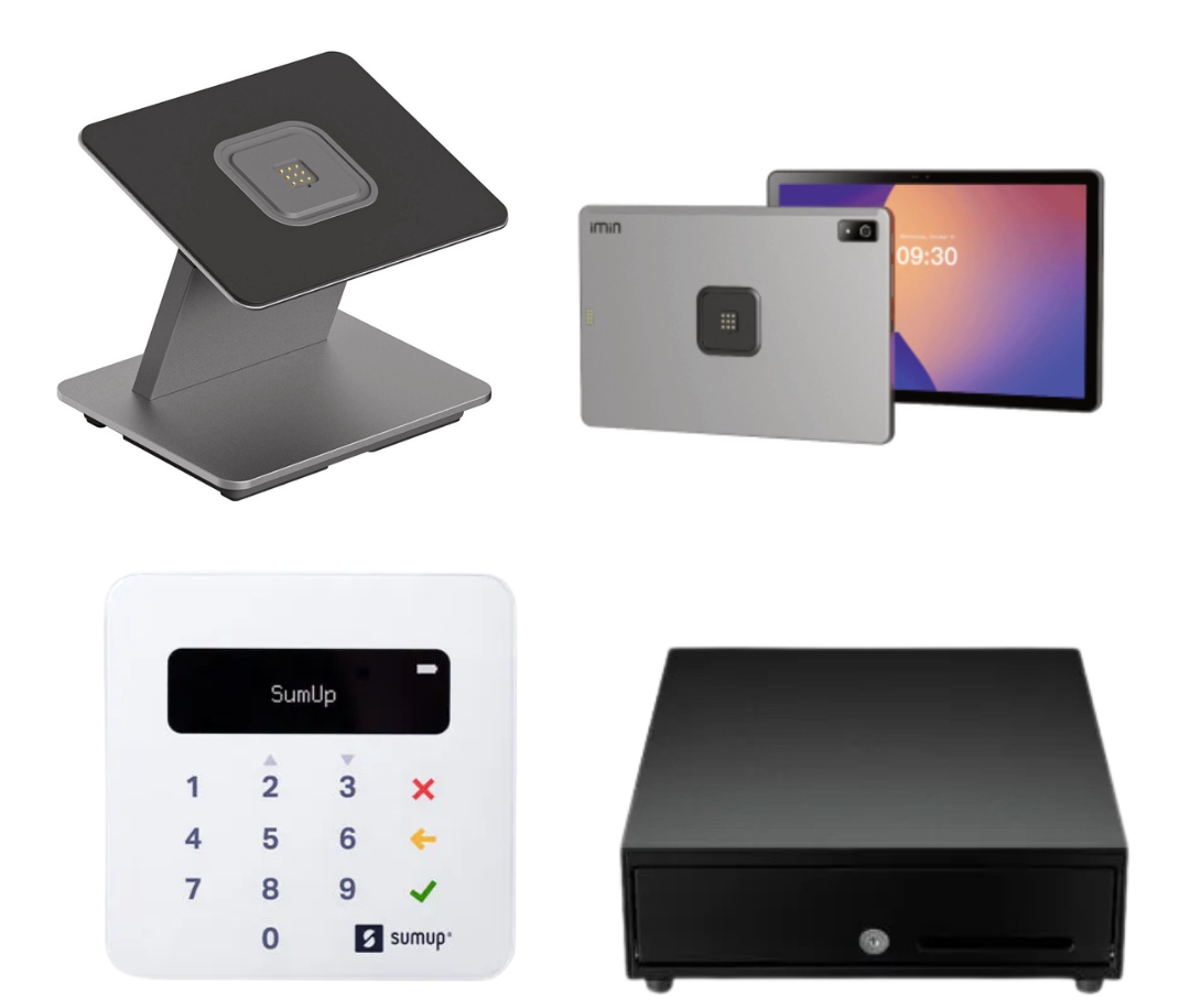 iMin Falcon 2 POS Bundle with Basic Dock & Free Software