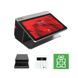 iMin Falcon 1 POS Bundle with Printer with Auto Cutter, Free Loyverse Software, SumUp Air Card Reader, Cash Drawer