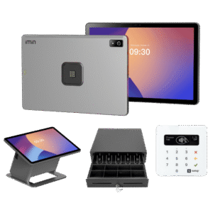 iMin Falcon 2 POS Bundles Printer with Free Loyverse Software, SumUp Air Card Reader, Cash Drawer
